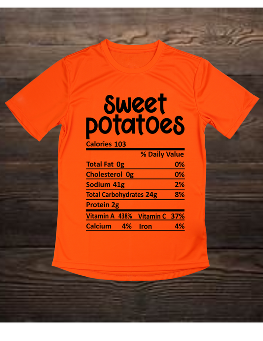 Thanksgiving Sweet Potatoe DTF Transfer