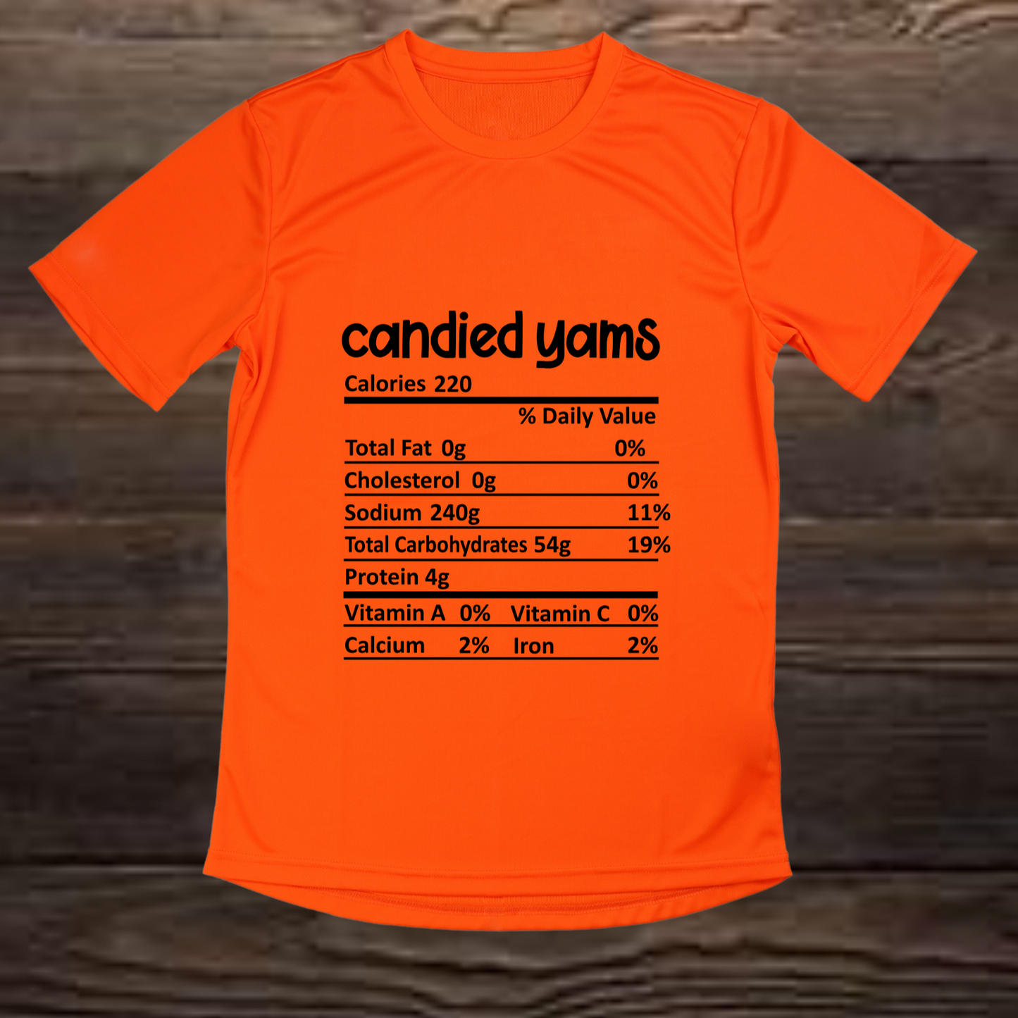 Thanksgiving Candied Yams DTF Transfer